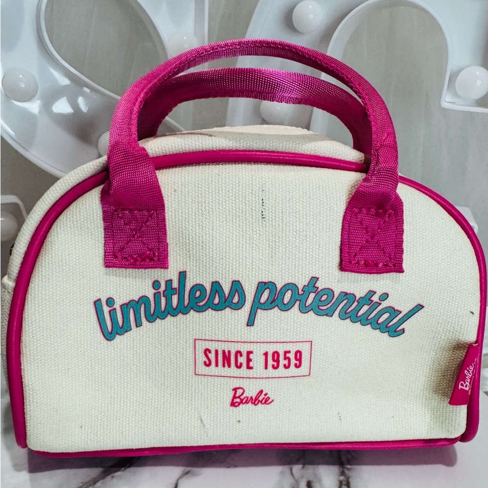 Barbie 65th Anniversary Miniso Tiny Bowler Bag with Classic design